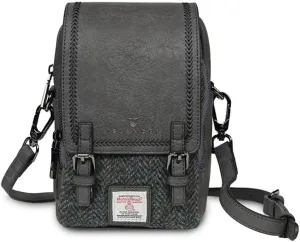 Islander The Baby Jura Crossbody Harris Tweed & Microfibre Leather