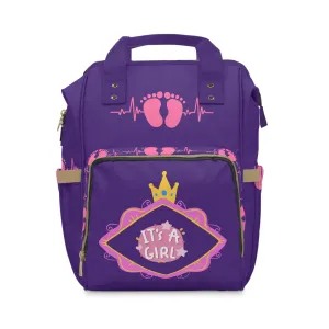 It's A Girl Multifunctional Diaper Backpack #IAG2