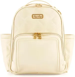 Itzy Ritzy Baby Mini Plus Diaper Bag, Milk & Honey