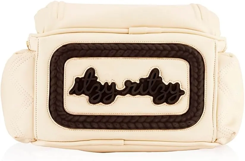 Itzy Ritzy Baby Mini Plus Diaper Bag, Milk & Honey