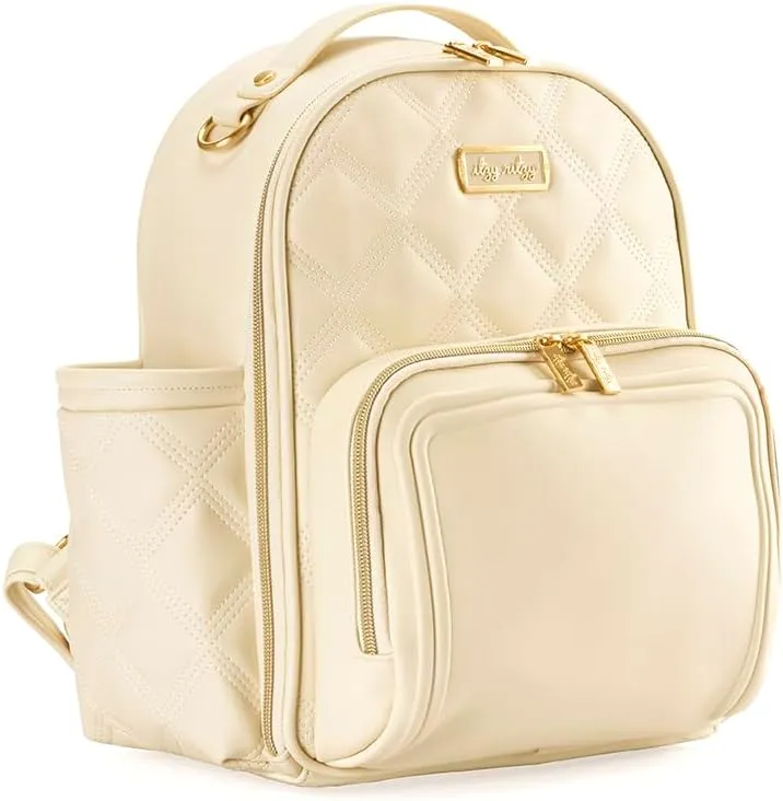 Itzy Ritzy Baby Mini Plus Diaper Bag, Milk & Honey