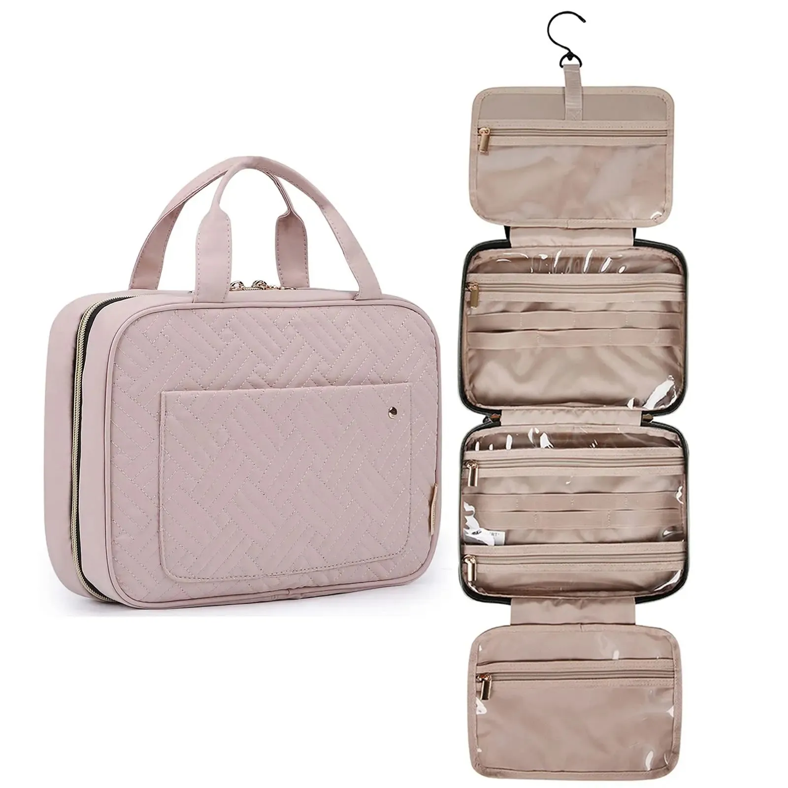 Jenny | Water-Resistant Hanging Travel Toiletry Bag
