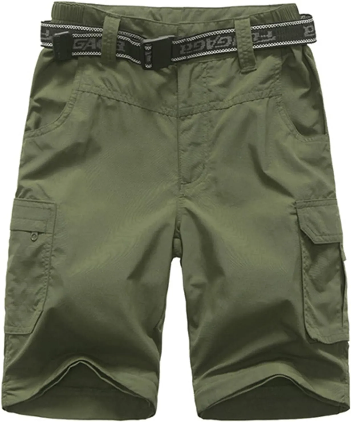 JOMLUN Boy’s Scout Pants Convertible Hiking Quick Dry Zip Off Pants Outdoor Climbing Casual Trouser Kids Youth Cargo Pants