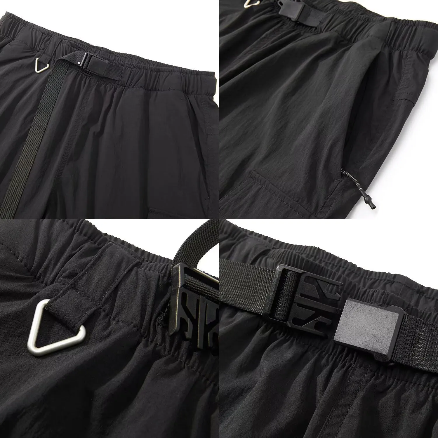 JOMLUN Womens Hiking Pants Convertible Zip Off Shorts Outdoor Quick Dry Lightweight Fishing Travel Safari Cargo Pants