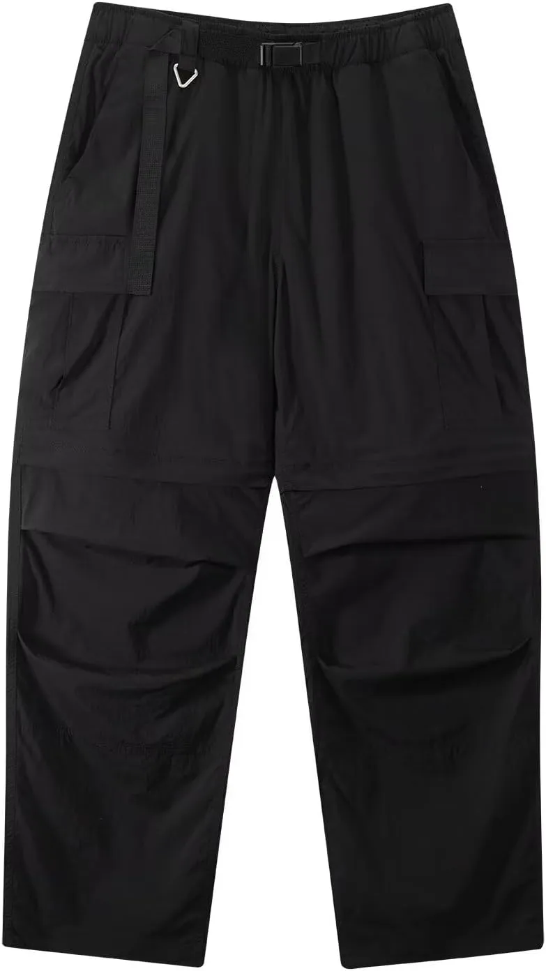 JOMLUN Womens Hiking Pants Convertible Zip Off Shorts Outdoor Quick Dry Lightweight Fishing Travel Safari Cargo Pants