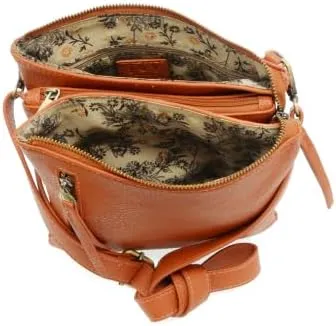 Joy Susan Womens Fashion Purse Dawn Multipocket Compact Crossbody Hand Bag