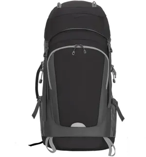 JSEIAJB 65L Outdoor Mountaineering Travel Backpack Waterproof Nylon Sport Night Reflective Camping Hiking Bag