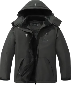 KAIDER Women's Plus Size Waterproof Ski Jacket Winter snow outdoor warm hooded raincoat Mountain Windbreaker Coat