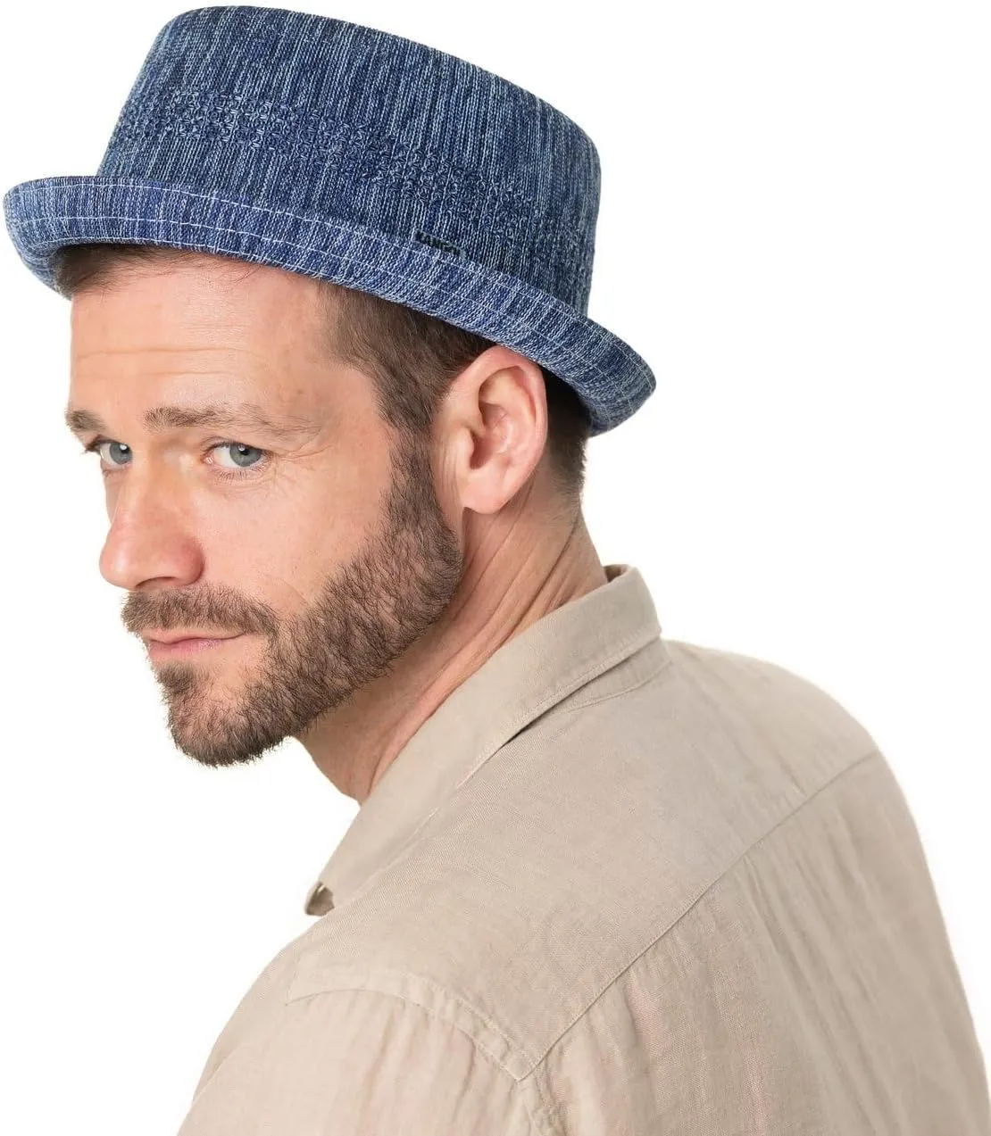Kangol Color Burst Ventair Mowbray Hat - Orange Gradient/XL Pork Pie