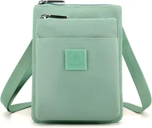 KARRESLY Small Crossbody Bags for Women Mini Waterproof Cell Phone Purse Nylon Shoulder Handbags Lightweight Casual Wallet