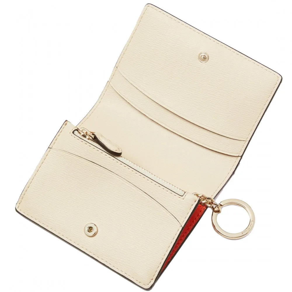 Kate Spade Spencer Mini Keyring Wallet in Tamarillo