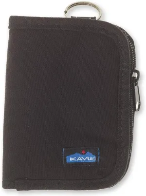 KAVU Zippy Wallet Bi Fold Zip Clutch With Removable Coin Pouch