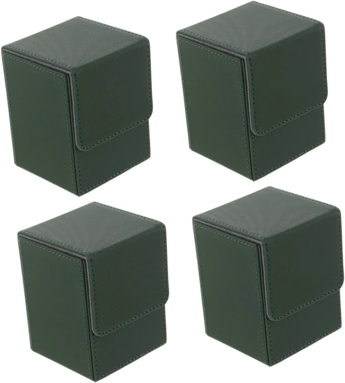 KESYOO 4pcs Card Deck Storage Box Card Organizer Case Compact and Lightweight Safe Material with Smooth Edges Present for Collectors and Gamers