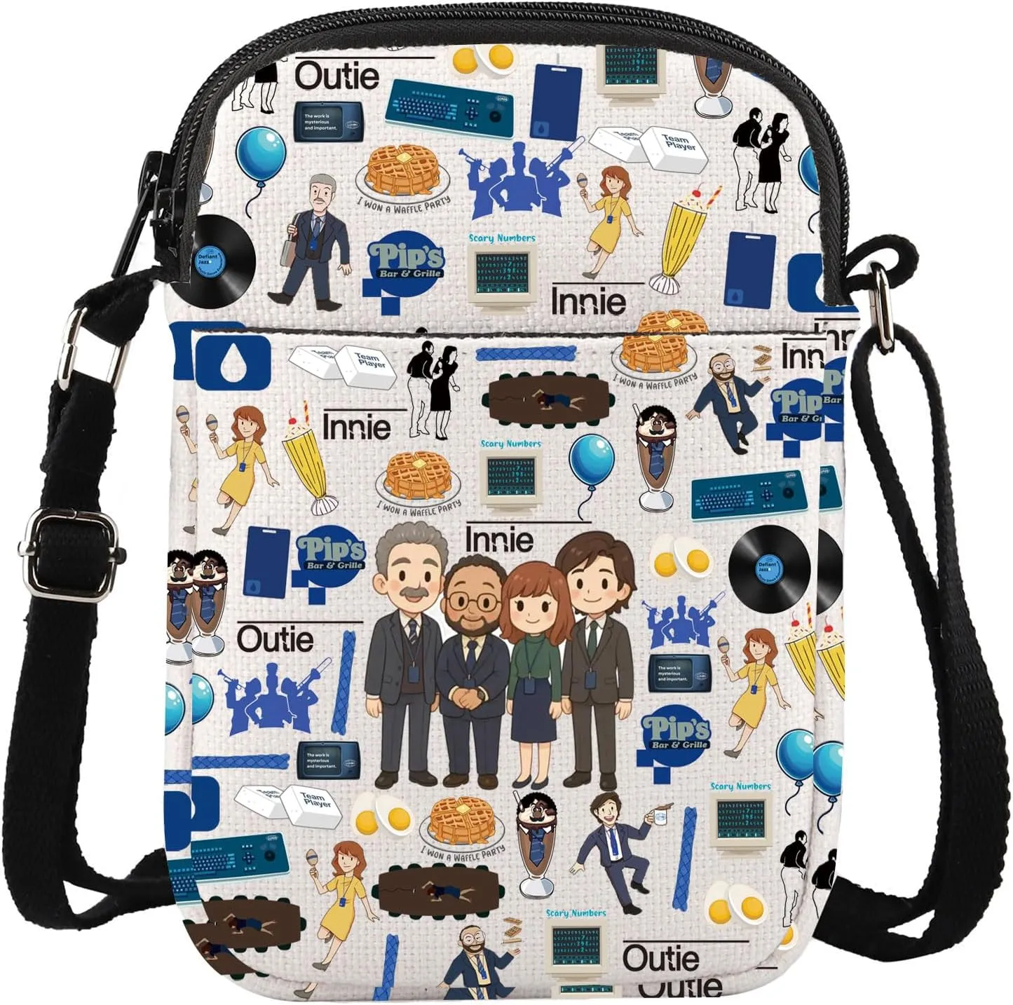 KEYCHIN Lumon Industries Crossbody Bag The Work Is Mysterious And Important Gifts Macrodata Refinement Shoulder Bag
