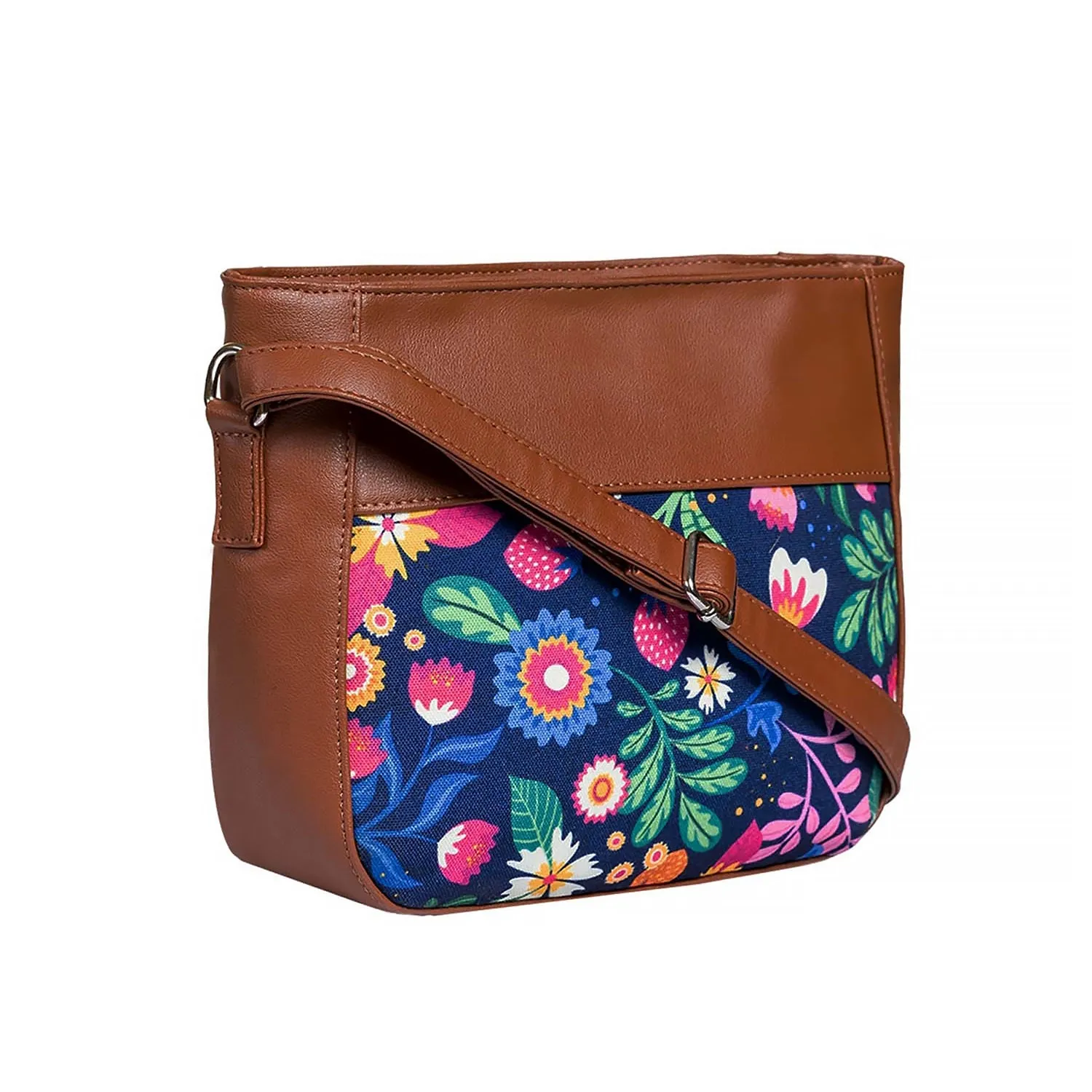 Khadim Crossbody Sling Bag with Adjustable Long Strap for Women