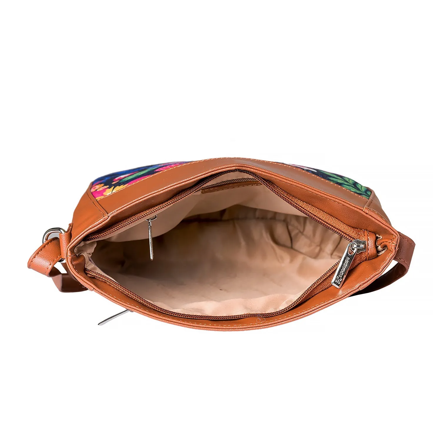 Khadim Crossbody Sling Bag with Adjustable Long Strap for Women