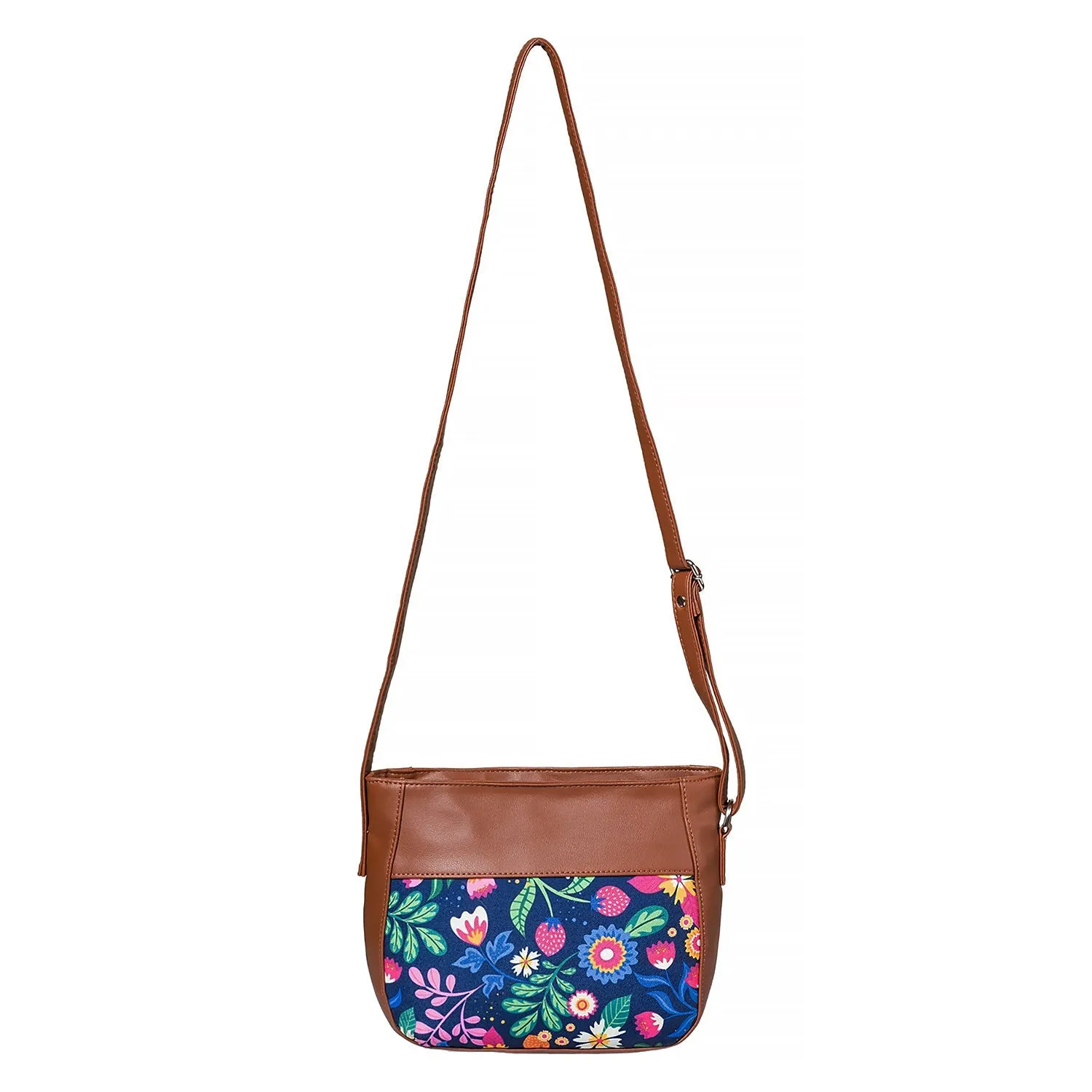 Khadim Crossbody Sling Bag with Adjustable Long Strap for Women