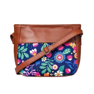 Khadim Crossbody Sling Bag with Adjustable Long Strap for Women