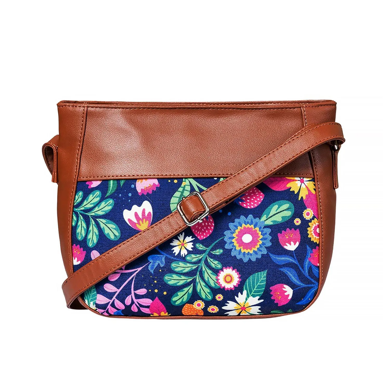 Khadim Crossbody Sling Bag with Adjustable Long Strap for Women