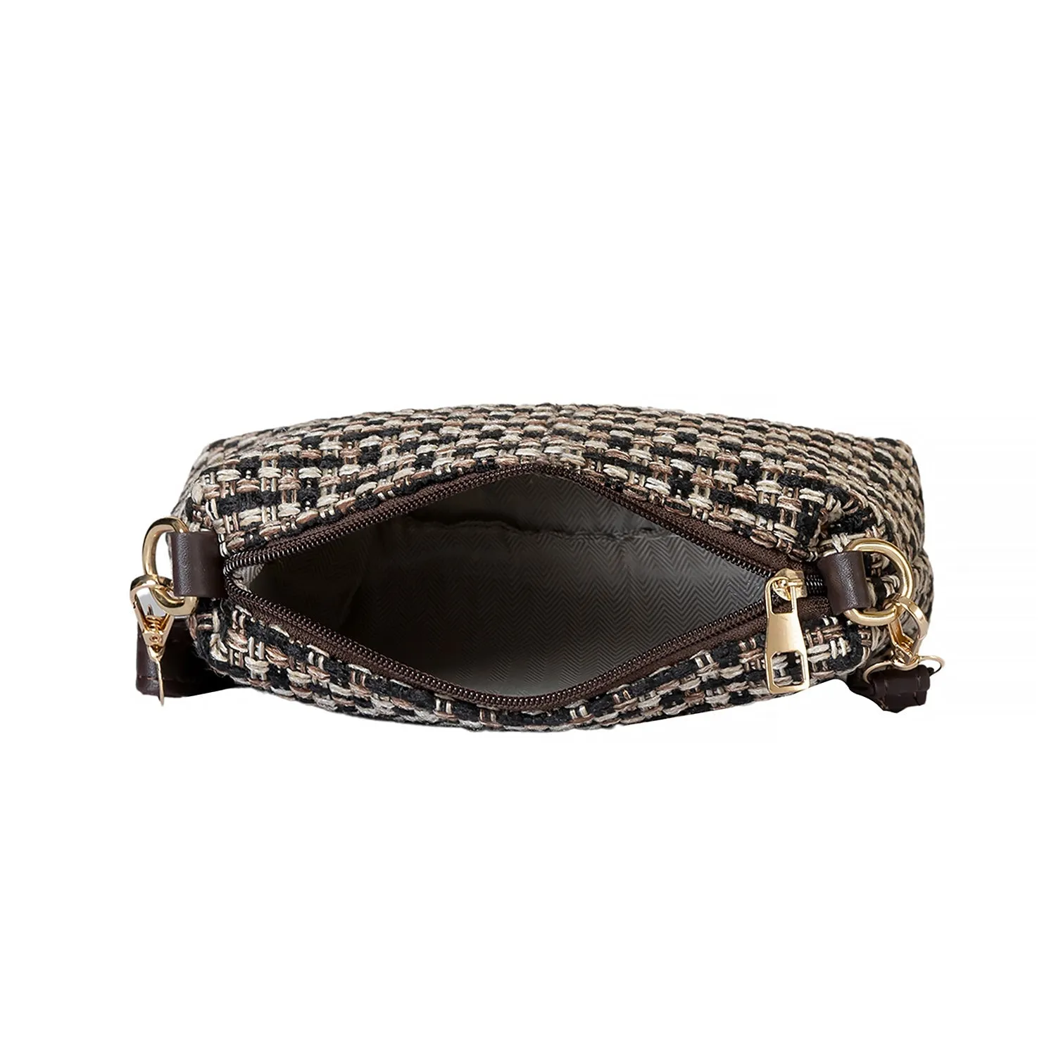 Khadim Crossbody Sling Bag with Detachable & Adjustable Long Strap for Women