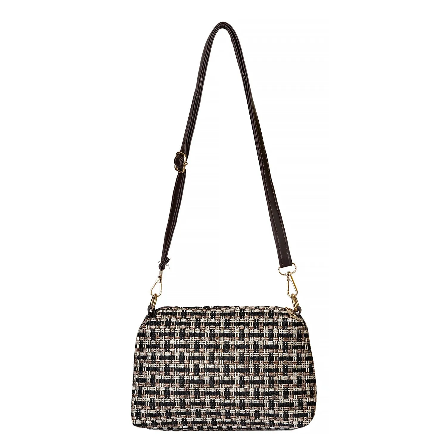 Khadim Crossbody Sling Bag with Detachable & Adjustable Long Strap for Women