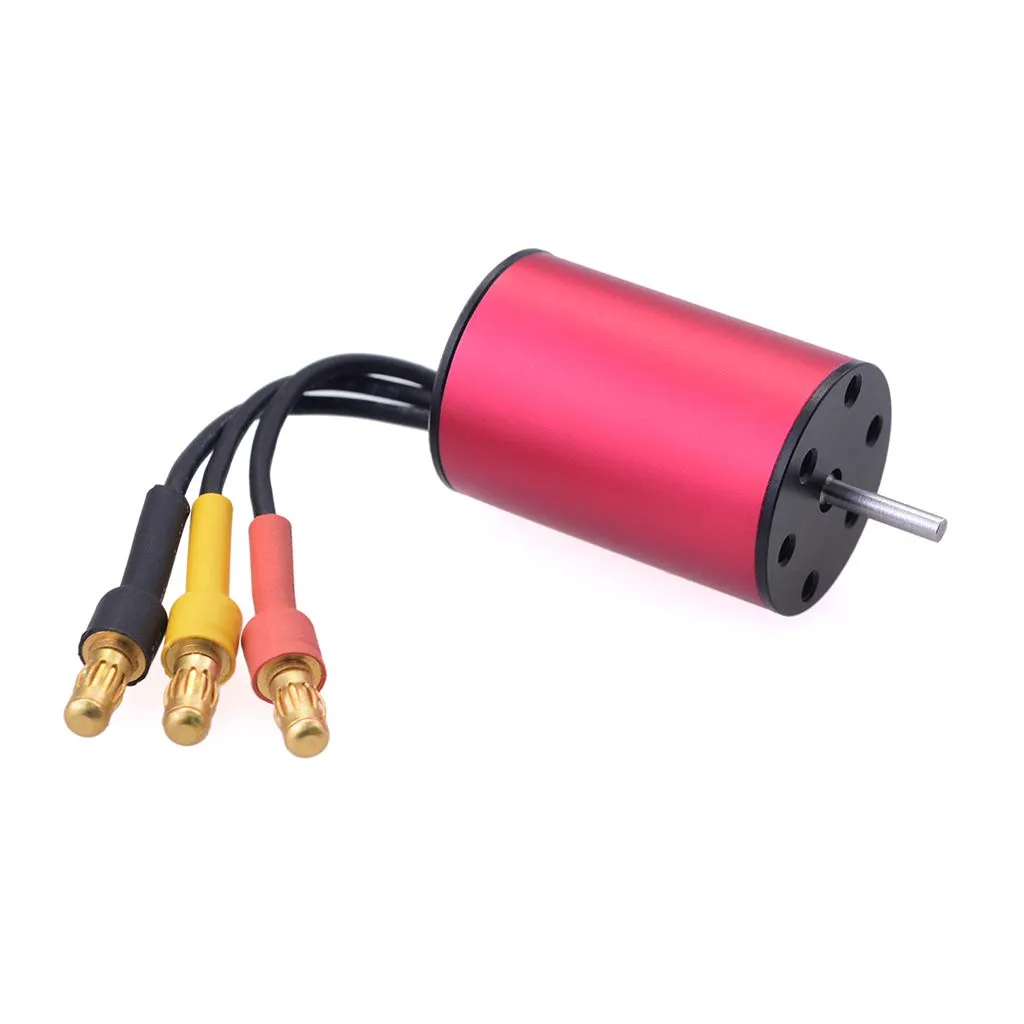 KingVal Replacement 2030 6500KV Waterproof Brushless Motor Shaft 2mm with 25A Brushless ESC and Program Card Combo Compatible with 1/18 1/20 RC Car