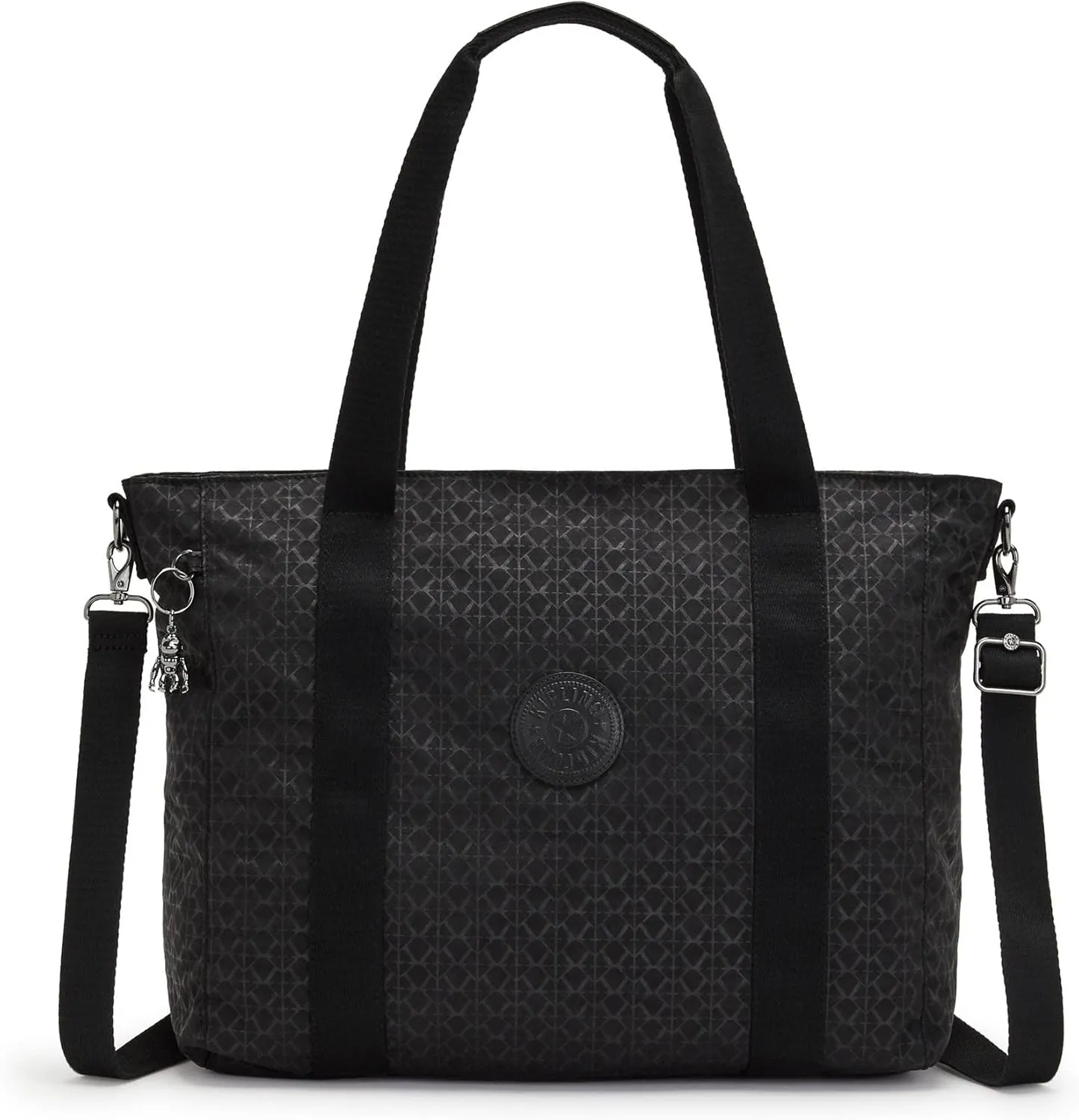 Kipling Women's Asseni Tote, Lightweight Everyday Purse, Nylon Shoulder Bag