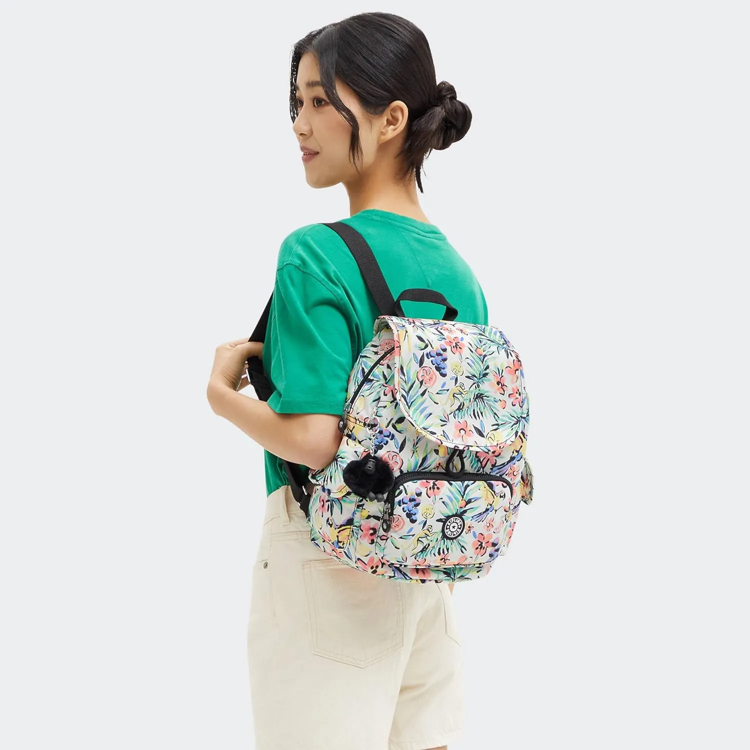 Kipling Women's City Pack Small Prt2 Backpack, Lightweight Versatile Daypack, Durable and Water-Resistant