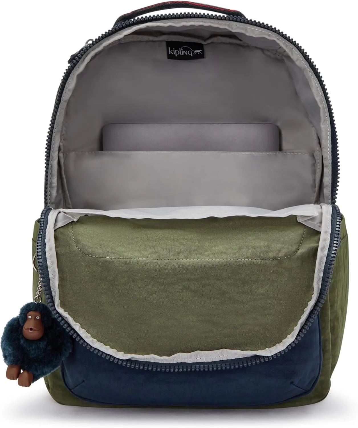 Kipling Women's Seoul 15" Laptop Backpack, Durable, Roomy with Padded Shoulder Straps, Built-In Protective Sleeve