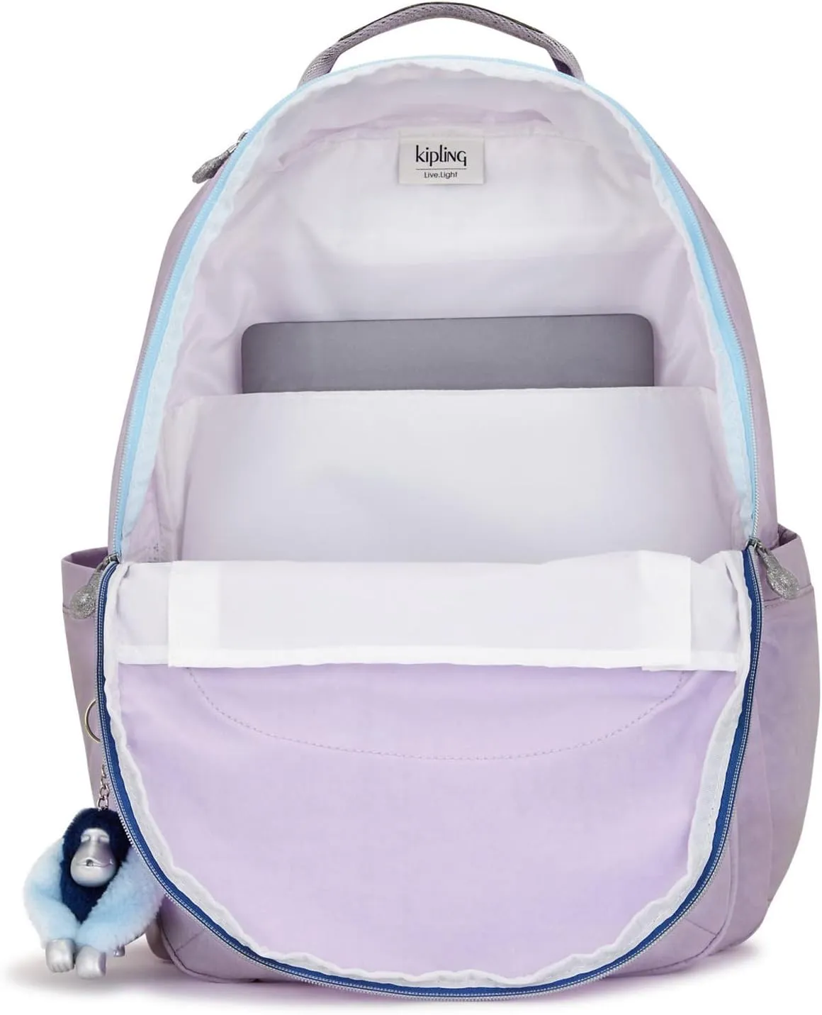 Kipling Women's Seoul 15" Laptop Backpack, Durable, Roomy with Padded Shoulder Straps, Built-In Protective Sleeve