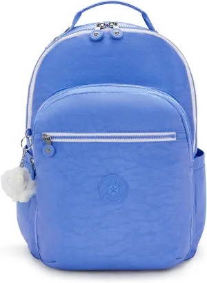 Kipling Women's Seoul 15" Laptop Backpack, Durable, Roomy with Padded Shoulder Straps, Built-In Protective Sleeve