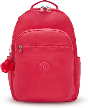 Kipling Women's Seoul 15" Laptop Backpack, Durable, Roomy with Padded Shoulder Straps, Built-In Protective Sleeve
