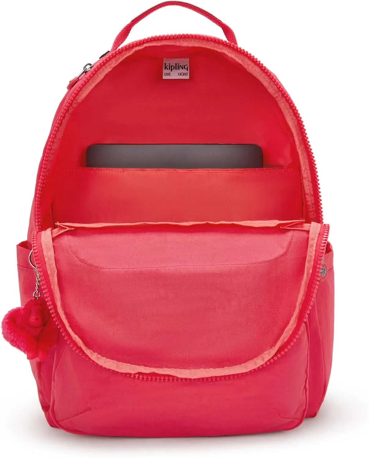 Kipling Women's Seoul 15" Laptop Backpack, Durable, Roomy with Padded Shoulder Straps, Built-In Protective Sleeve