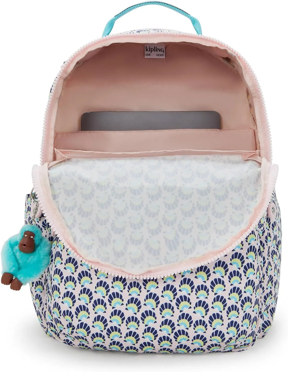 Kipling Women's Seoul Bts Prt 15" Laptop Backpack, Durable, Roomy with Padded Shoulder Straps, Built-In Protective Sleeve
