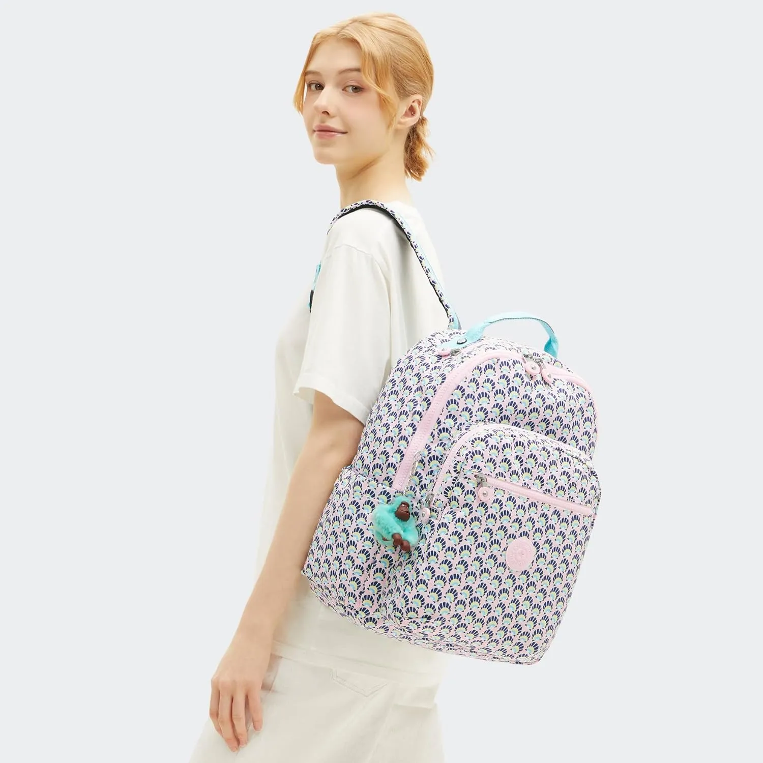 Kipling Women's Seoul Bts Prt 15" Laptop Backpack, Durable, Roomy with Padded Shoulder Straps, Built-In Protective Sleeve