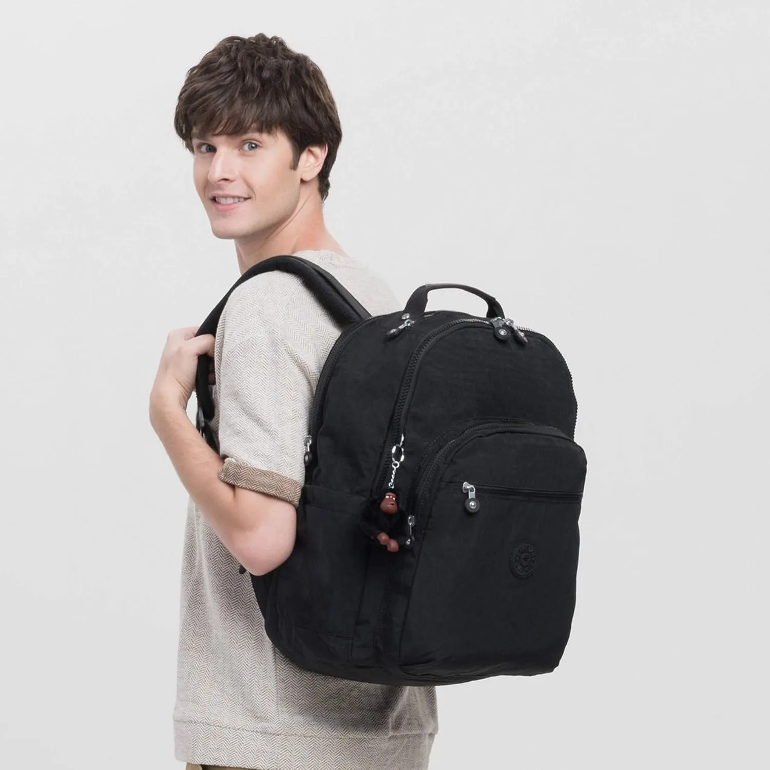 Kipling Women's Seoul Extra Large 17” Laptop Backpack, Durable, Roomy with Padded Shoulder Straps, Bag