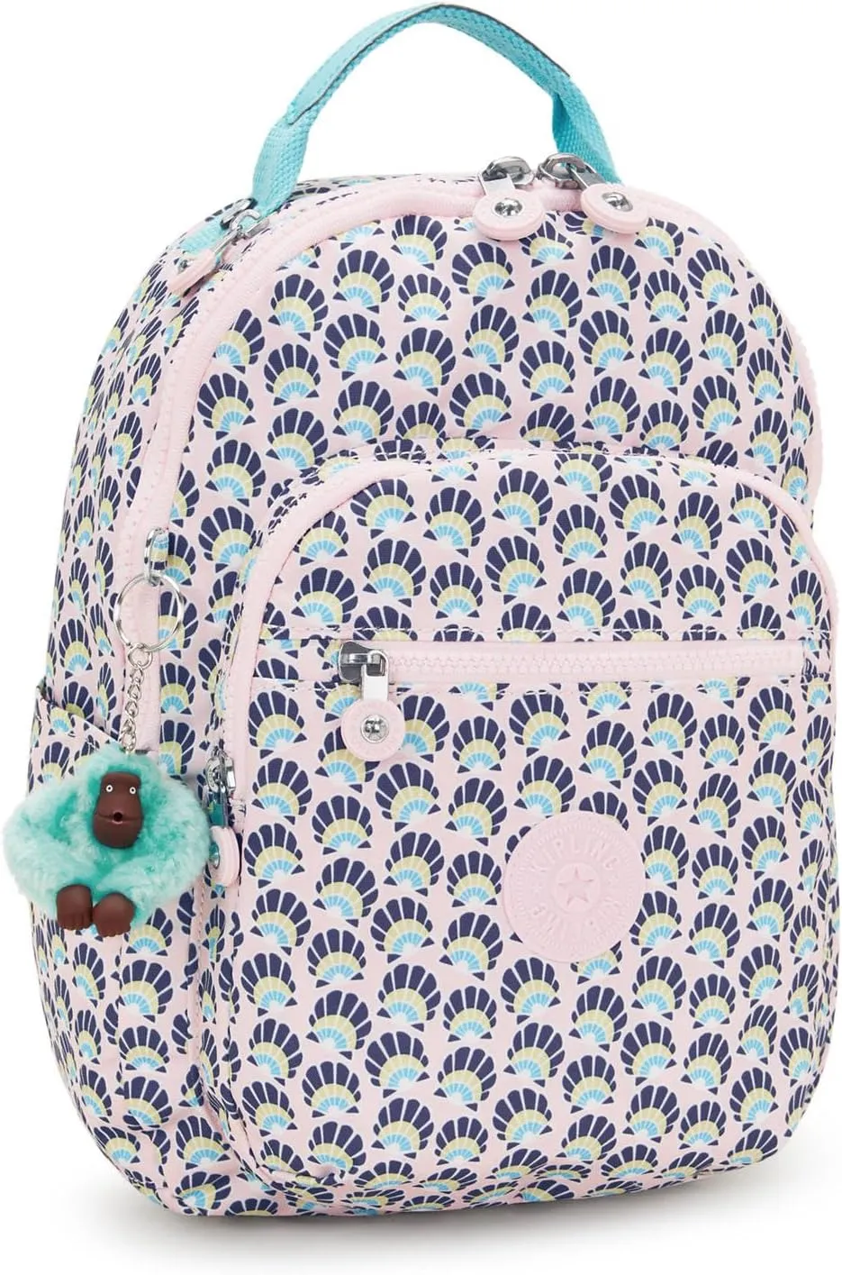 Kipling Women's Seoul Small Bts Prt Tablet Backpack, Durable, Padded Shoulder Straps with Tablet Sleeve