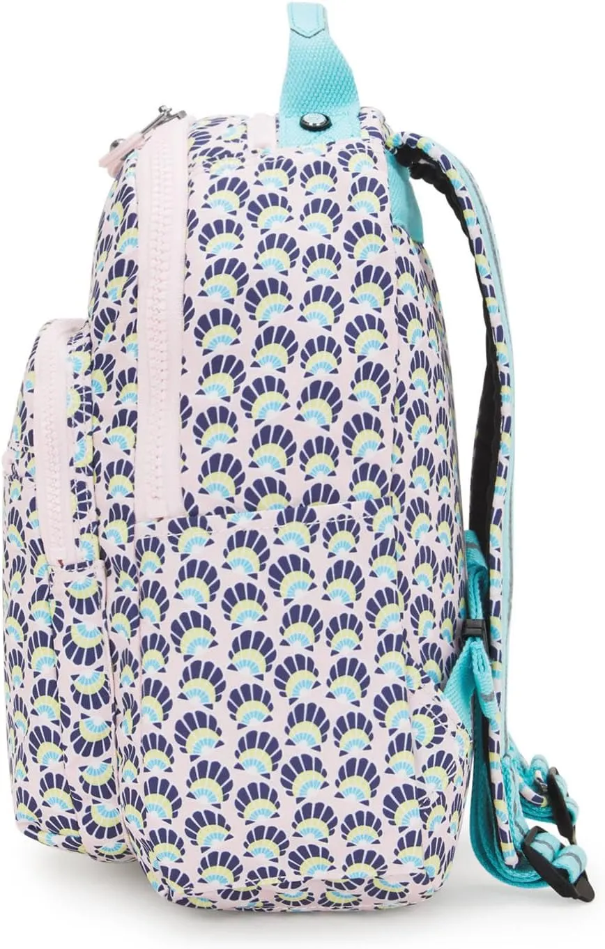 Kipling Women's Seoul Small Bts Prt Tablet Backpack, Durable, Padded Shoulder Straps with Tablet Sleeve