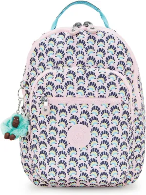 Kipling Women's Seoul Small Bts Prt Tablet Backpack, Durable, Padded Shoulder Straps with Tablet Sleeve