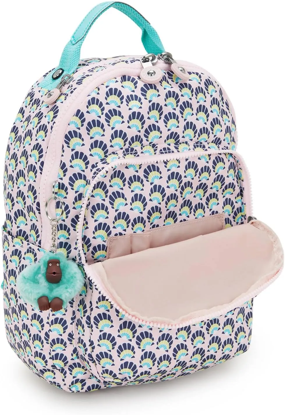 Kipling Women's Seoul Small Bts Prt Tablet Backpack, Durable, Padded Shoulder Straps with Tablet Sleeve