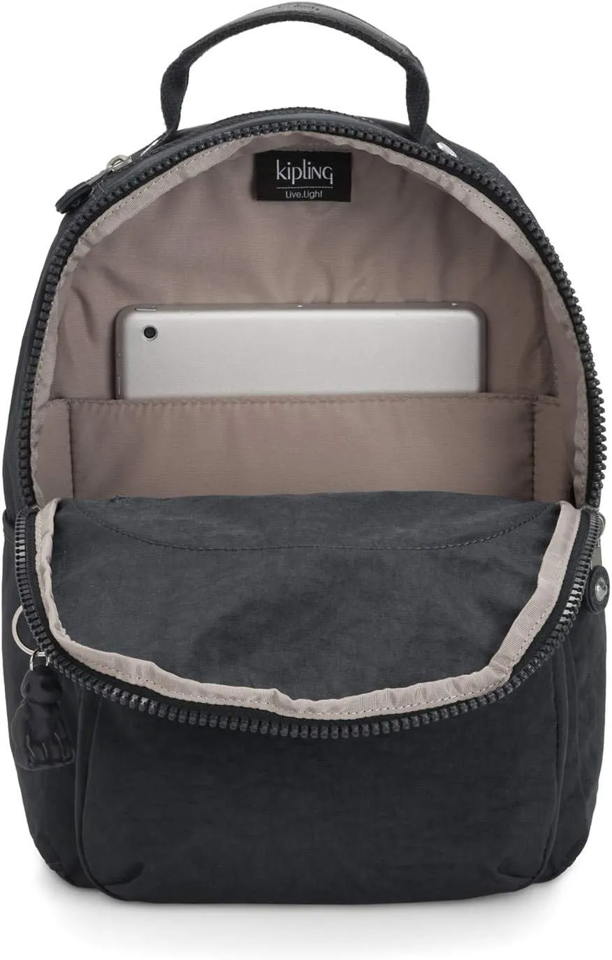 Kipling Women's Seoul Small Tablet Backpack, Durable, Padded Shoulder Straps with Tablet Sleeve, Bag