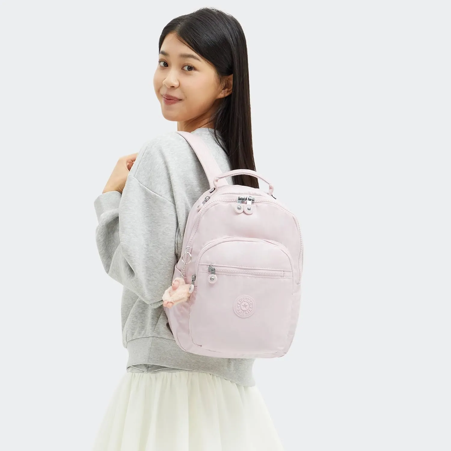 Kipling Women's Seoul Small Tablet Backpack, Durable, Padded Shoulder Straps with Tablet Sleeve