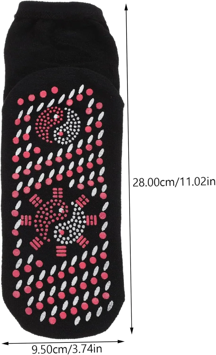 Kisangel 4 Pairs Heating Socks Foot Warmer Socks Breathable Socks Heated Socks Thermal Winter Socks Women Socks