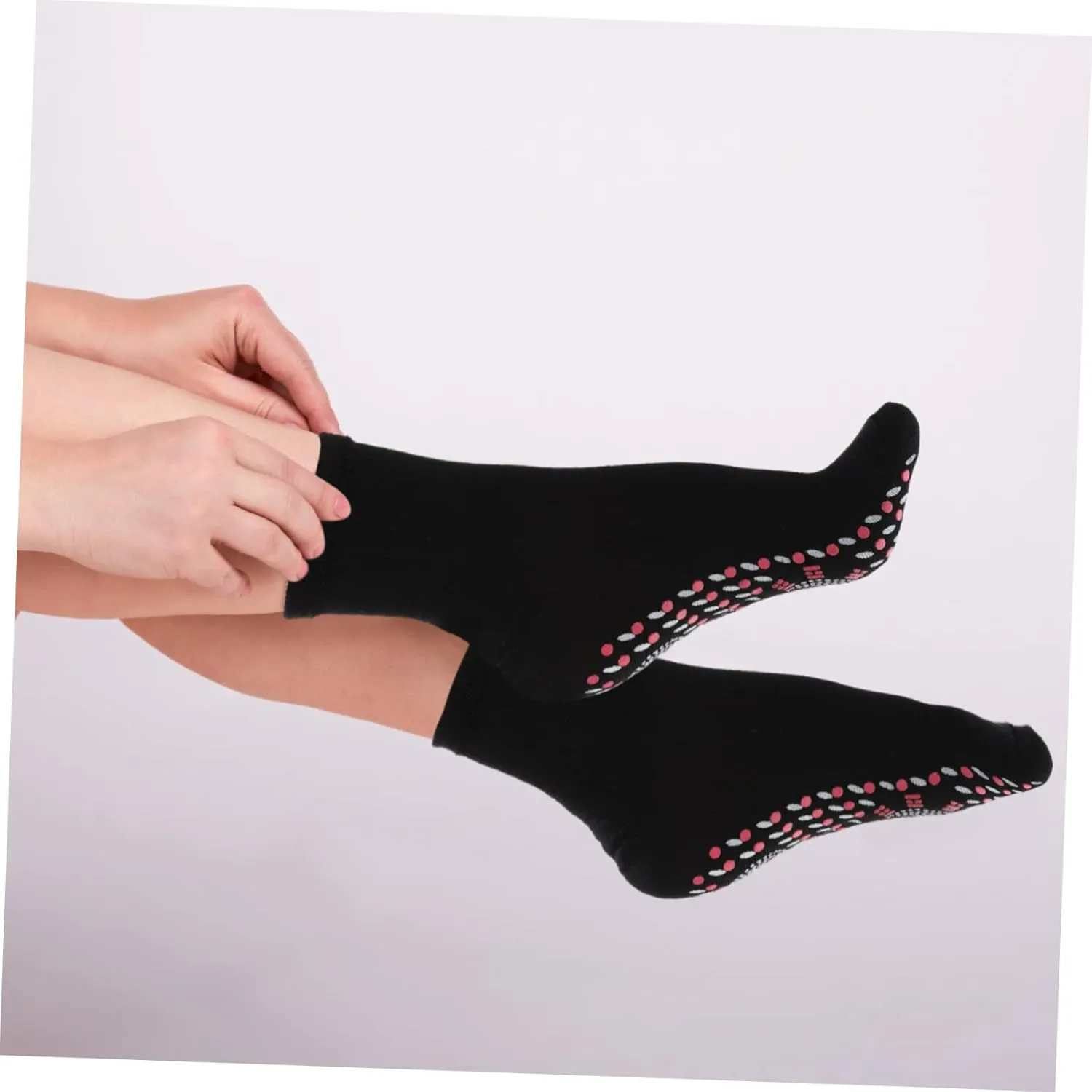 Kisangel 4 Pairs Heating Socks Foot Warmer Socks Breathable Socks Heated Socks Thermal Winter Socks Women Socks