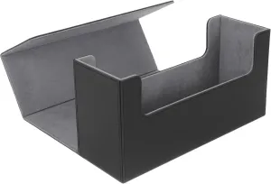 Kisangel Collectable Storage Box Trading Card Storage Case Compact Size Protect Organize Cards Smooth Rounded Edges Black