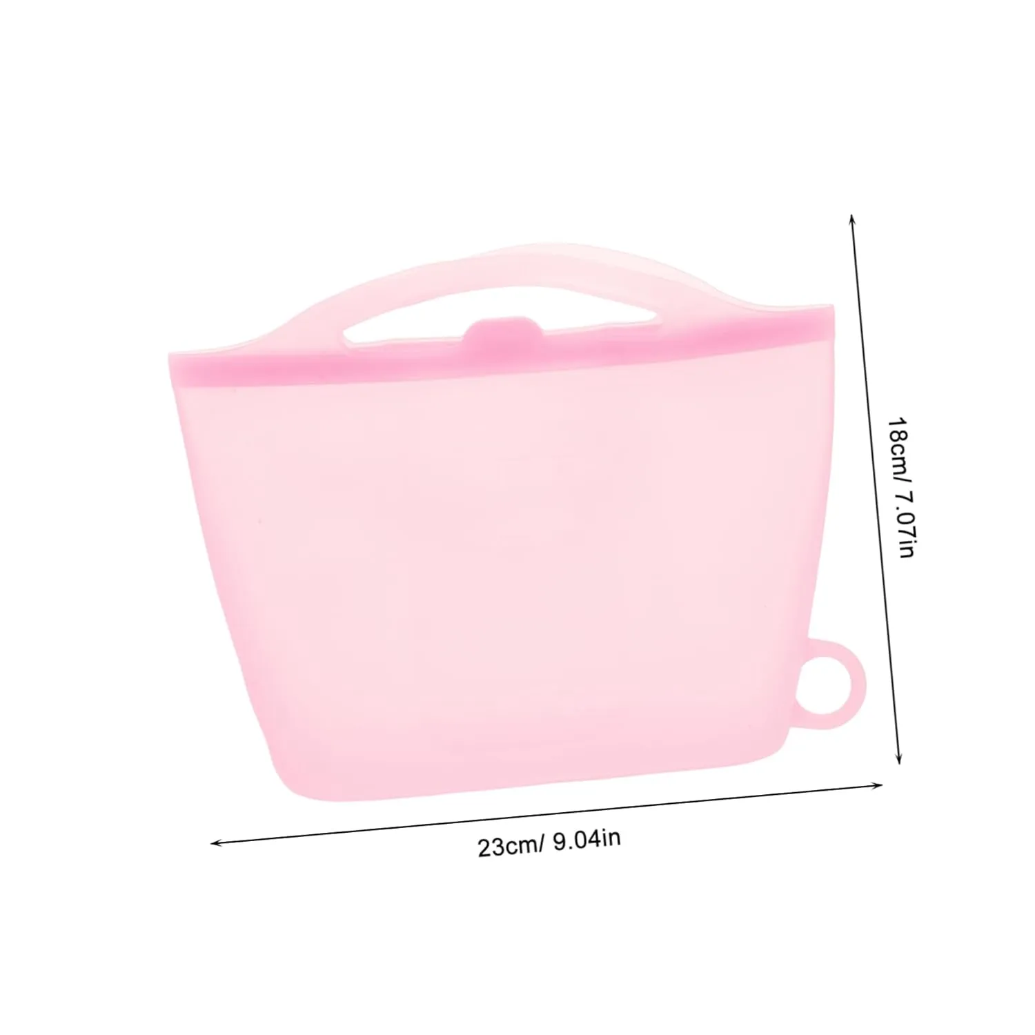 Kisangel Large Capacity Silicone Steam Bag Reusable for Microwave Food Storage Baby Bottles