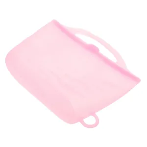 Kisangel Large Capacity Silicone Steam Bag Reusable for Microwave Food Storage Baby Bottles