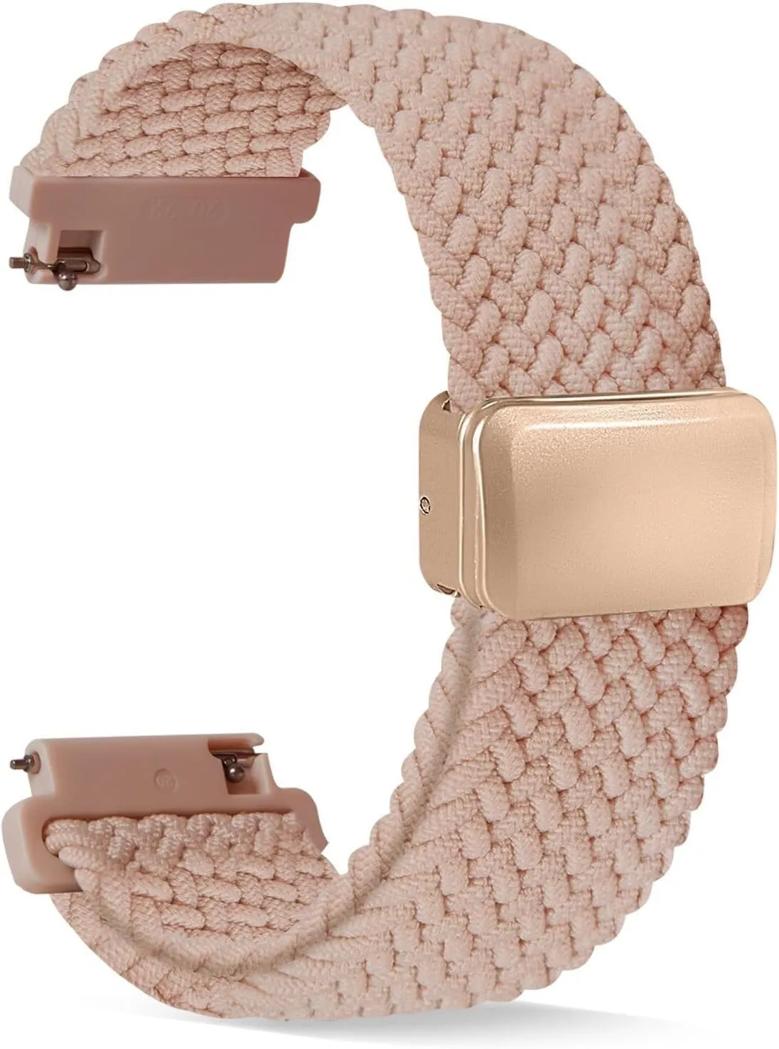 KLVN Nylon Bands Quick Release Braided Nylon Watch Bands Stretchy Sport Replacement Strap for Men and Women 20mm 22mm