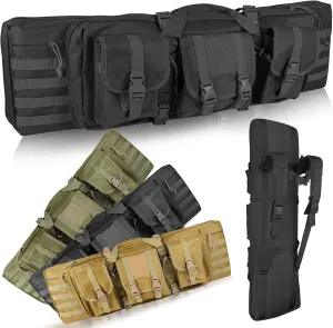 Konelia 37" 47" Soft Rifle Case Bag American Classic Double Waterproof Long Pistol Gun Storage Bag
