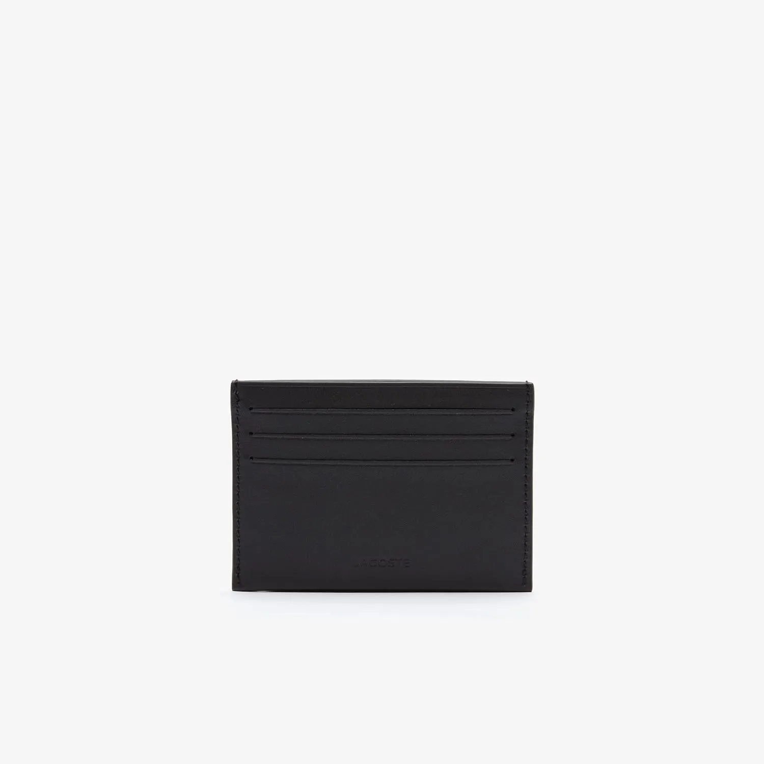 Lacoste Men's Fitzgerald Credit Card Holder, Black, One Size
